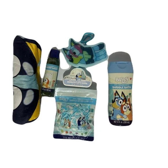 Blue Cozy Time Bath Set - Picture 3 of 10